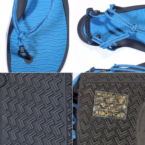 XERO AQUA CLOUD Blue Sapphire Minimalist Barefoot Sandal Shoe Thong Mens 13 main image 13